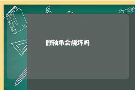 假轴承会烧坏吗 